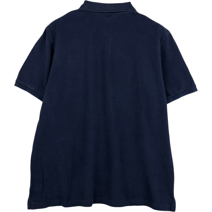 Ralph Lauren POLO RALPH LAUREN CLASSIC FIT short sleeve polo shirt for men size L cotton navy blue type Vintage Second Hand