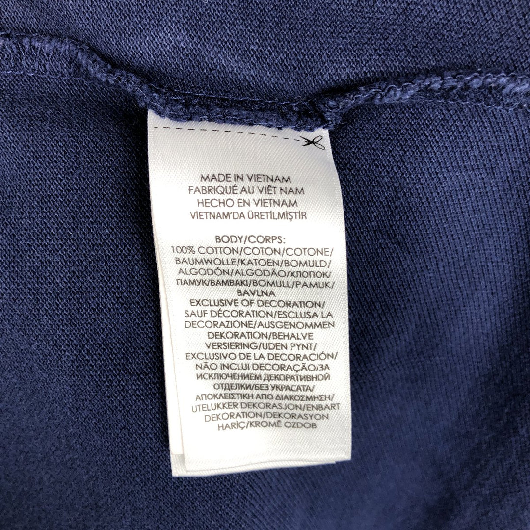 Ralph Lauren POLO RALPH LAUREN CLASSIC FIT short sleeve polo shirt for men size L cotton navy blue type Vintage Second Hand