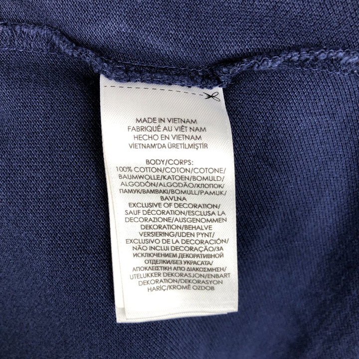 Ralph Lauren POLO RALPH LAUREN CLASSIC FIT short sleeve polo shirt for men size L cotton navy blue type Vintage Second Hand