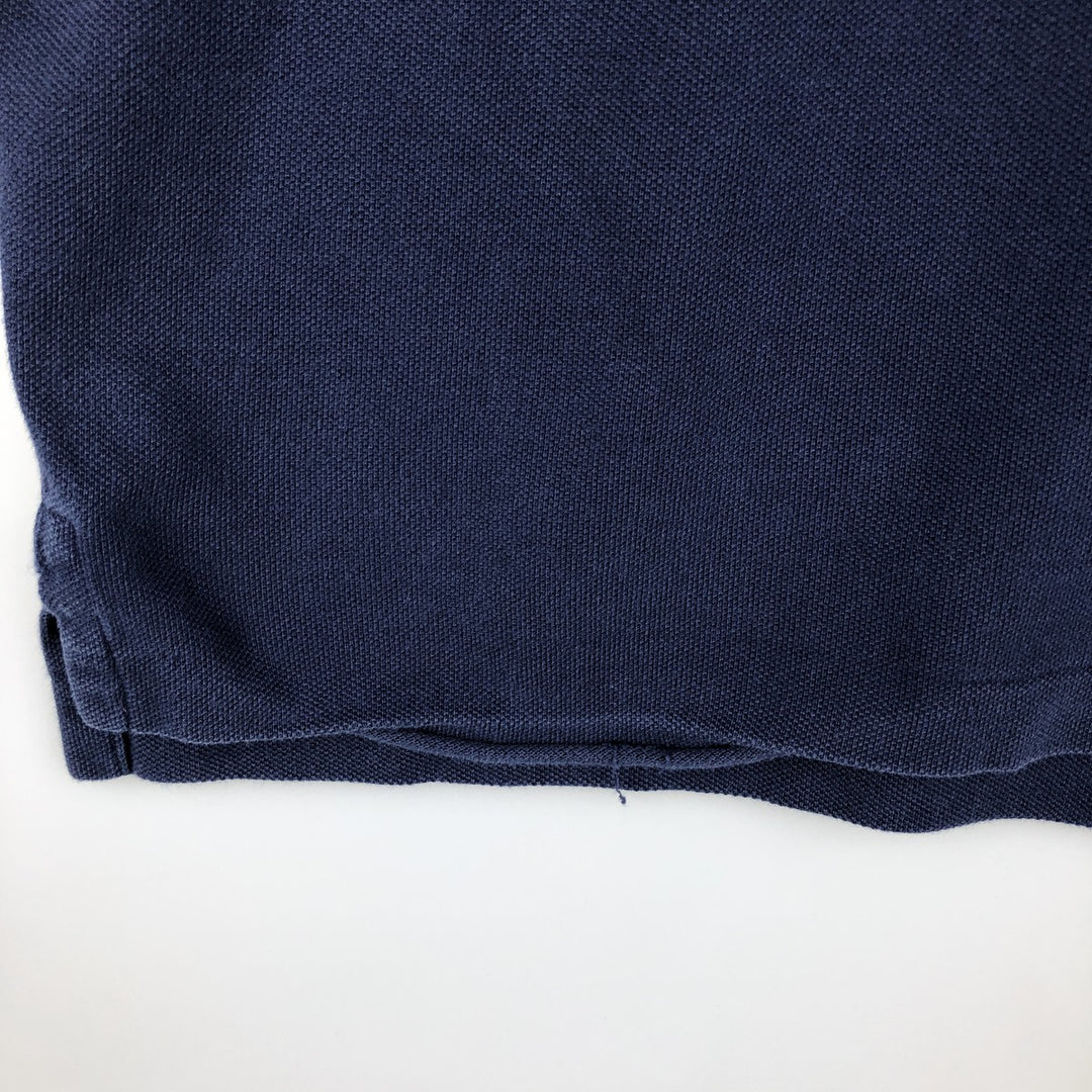 Ralph Lauren POLO RALPH LAUREN CLASSIC FIT short sleeve polo shirt for men size L cotton navy blue type Vintage Second Hand