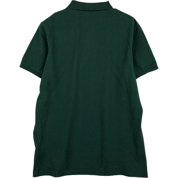 Ralph Lauren POLO RALPH LAUREN CLASSIC FIT short sleeve polo shirt for men size L cotton Green type dark green Vintage Second Hand