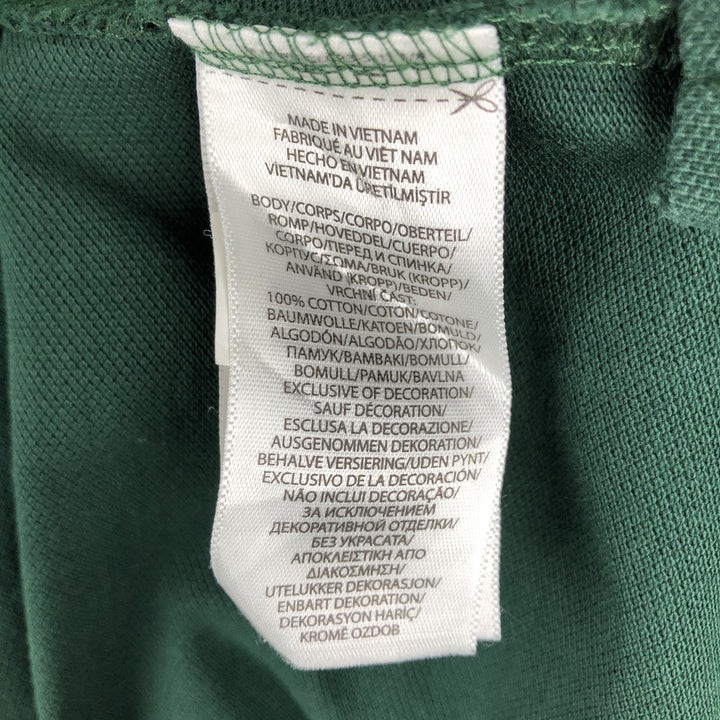 Ralph Lauren POLO RALPH LAUREN CLASSIC FIT short sleeve polo shirt for men size L cotton Green type dark green Vintage Second Hand