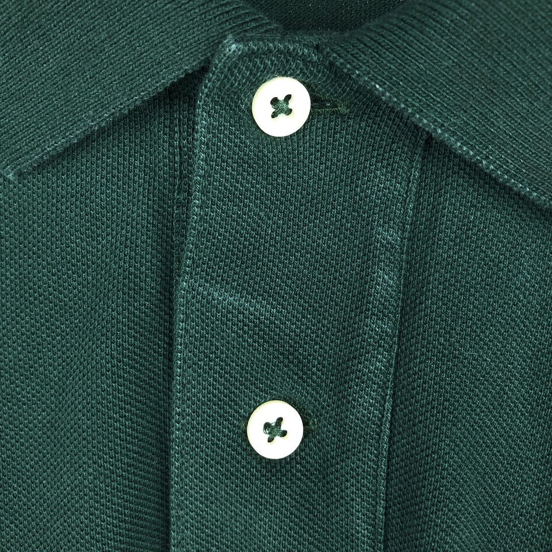 Ralph Lauren POLO RALPH LAUREN CLASSIC FIT short sleeve polo shirt for men size L cotton Green type dark green Vintage Second Hand