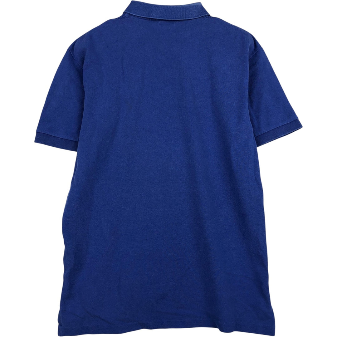 Ralph Lauren POLO RALPH LAUREN CLASSIC FIT short sleeve polo shirt, men's size M cotton blue type Vintage Second Hand