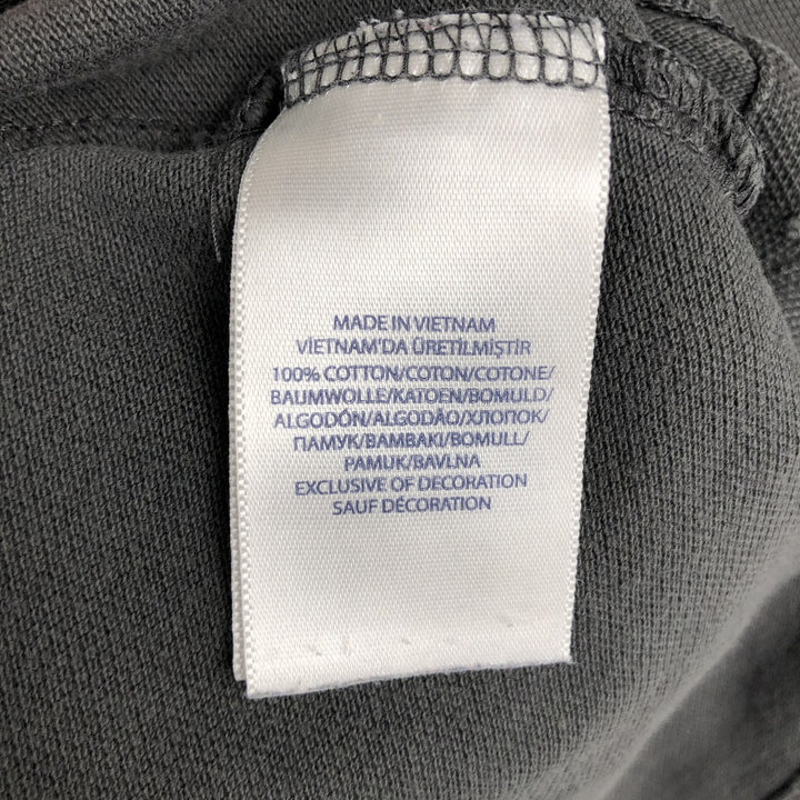 Ralph Lauren POLO RALPH LAUREN SLIM FIT short sleeve polo shirt, men's size M cotton Charcoal Vintage Second Hand