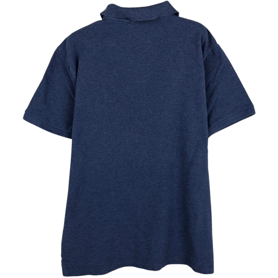 Ralph Lauren POLO RALPH LAUREN CUSTOM SLIM FIT short sleeve polo shirt, men's size L cotton Blue type light blue Vintage Second Hand