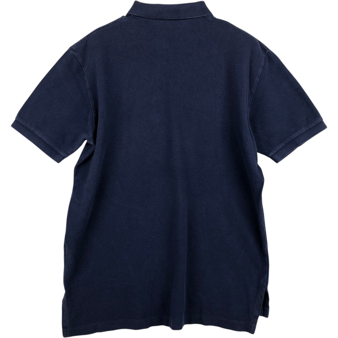 Ralph Lauren POLO RALPH LAUREN short sleeve polo shirt men's size L cotton navy blue type Vintage Second Hand