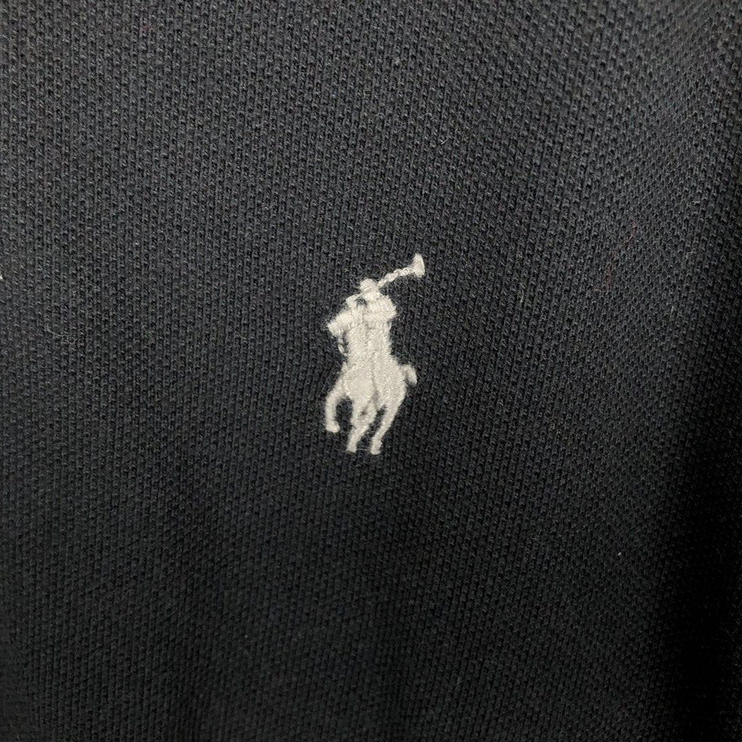 Ralph Lauren POLO RALPH LAUREN CLASSIC FIT short sleeve polo shirt men's XXL equivalent cotton black type Vintage Second Hand