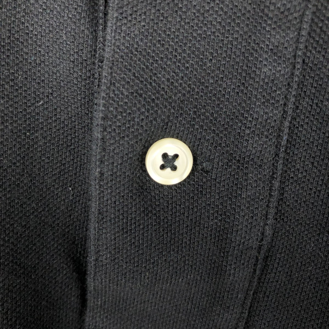 Ralph Lauren POLO RALPH LAUREN CLASSIC FIT short sleeve polo shirt men's XXL equivalent cotton black type Vintage Second Hand