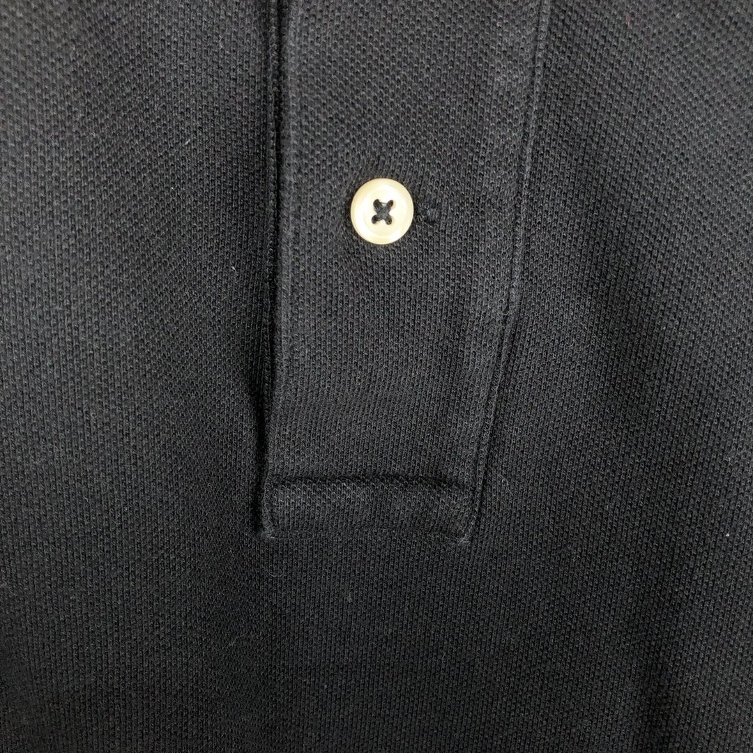 Ralph Lauren POLO RALPH LAUREN CLASSIC FIT short sleeve polo shirt men's XXL equivalent cotton black type Vintage Second Hand