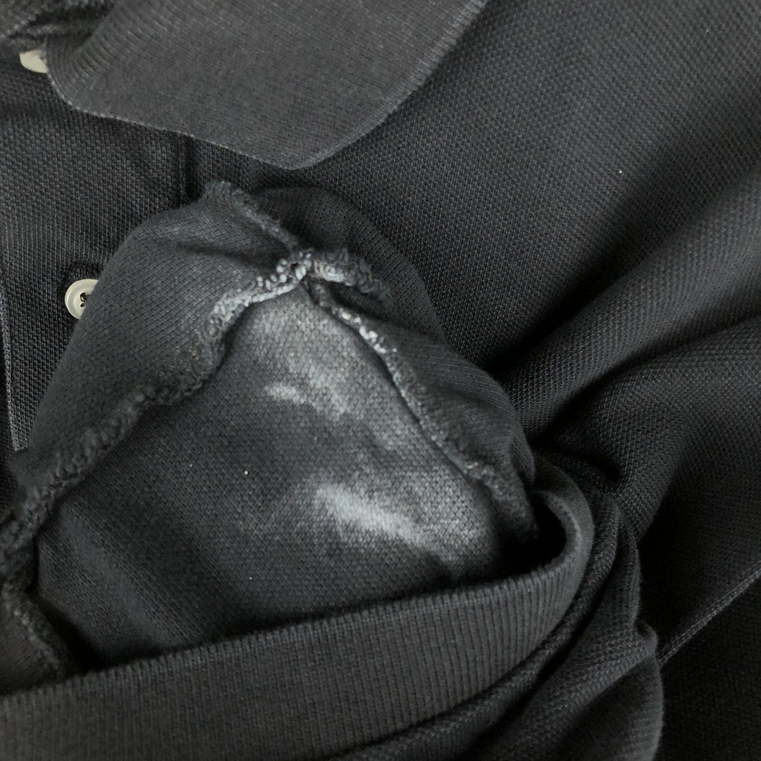 Ralph Lauren POLO RALPH LAUREN CLASSIC FIT Short-Sleeve Polo Shirt, Men's Size XL (Equivalent), Regular Collar cotton black type Vintage Second Hand