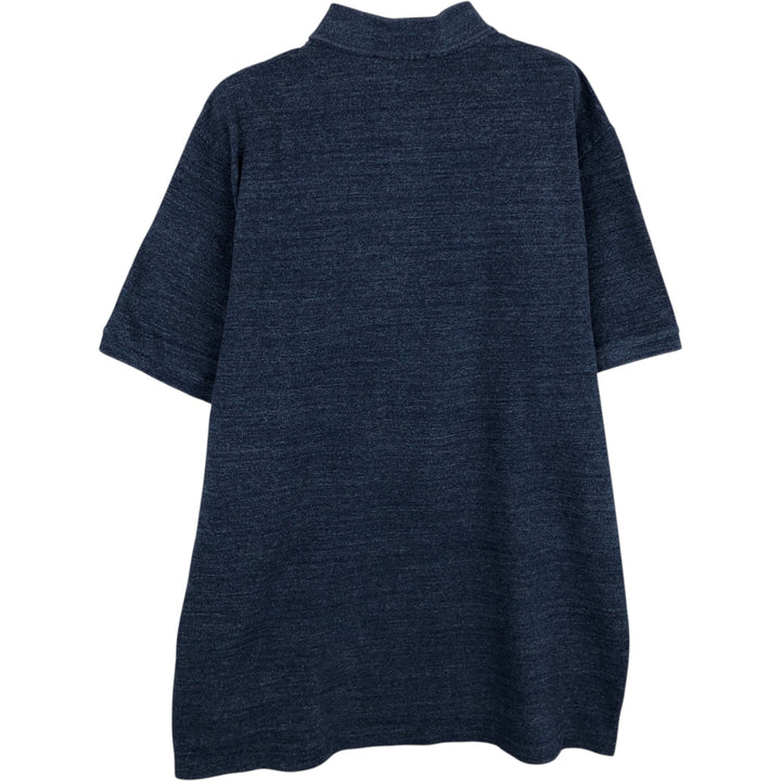 Ralph Lauren POLO RALPH LAUREN CLASSIC FIT short sleeve polo shirt for men size L cotton blue type Vintage Second Hand