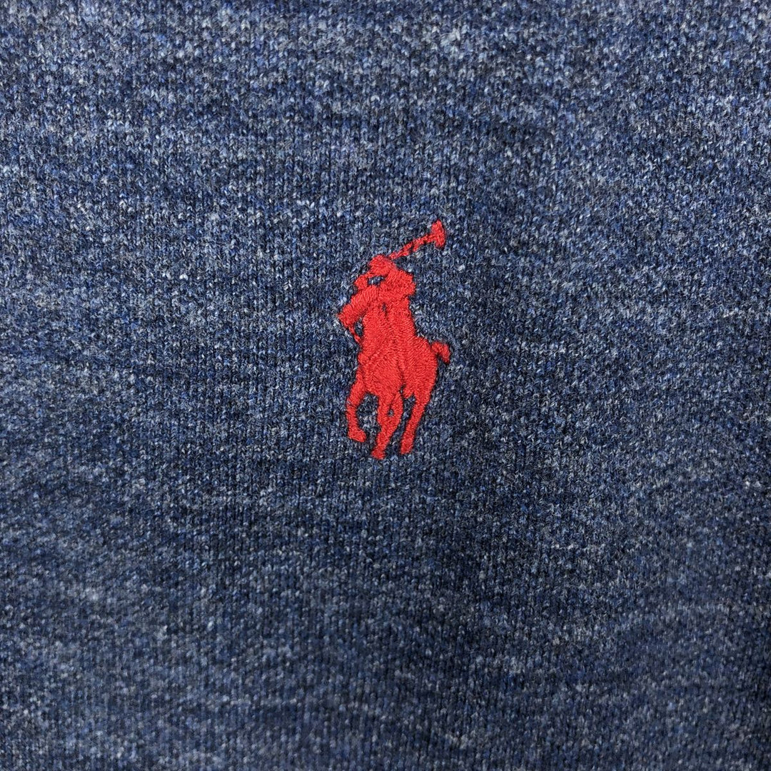 Ralph Lauren POLO RALPH LAUREN CLASSIC FIT short sleeve polo shirt for men size L cotton blue type Vintage Second Hand