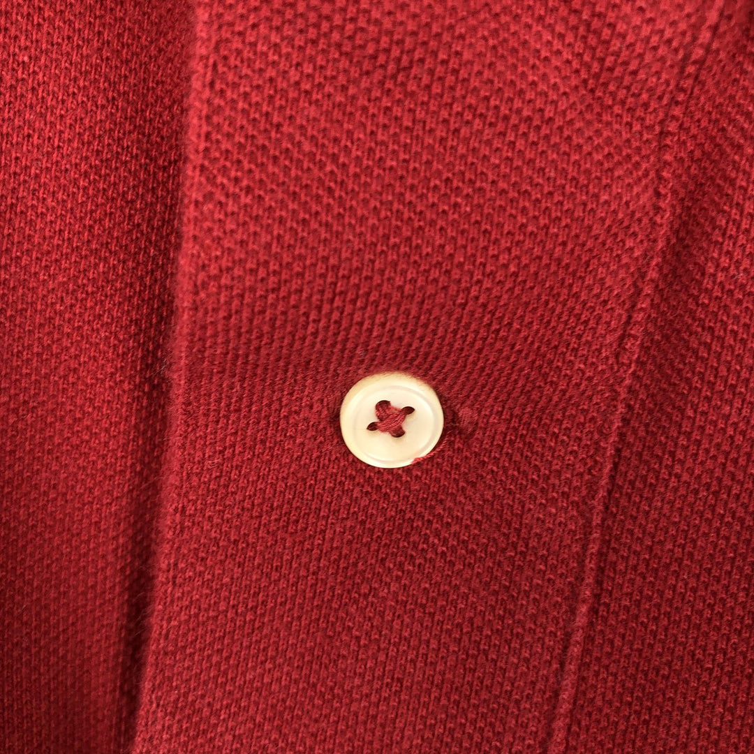 Ralph Lauren POLO RALPH LAUREN short sleeve polo shirt men's size L cotton red type Vintage Second Hand