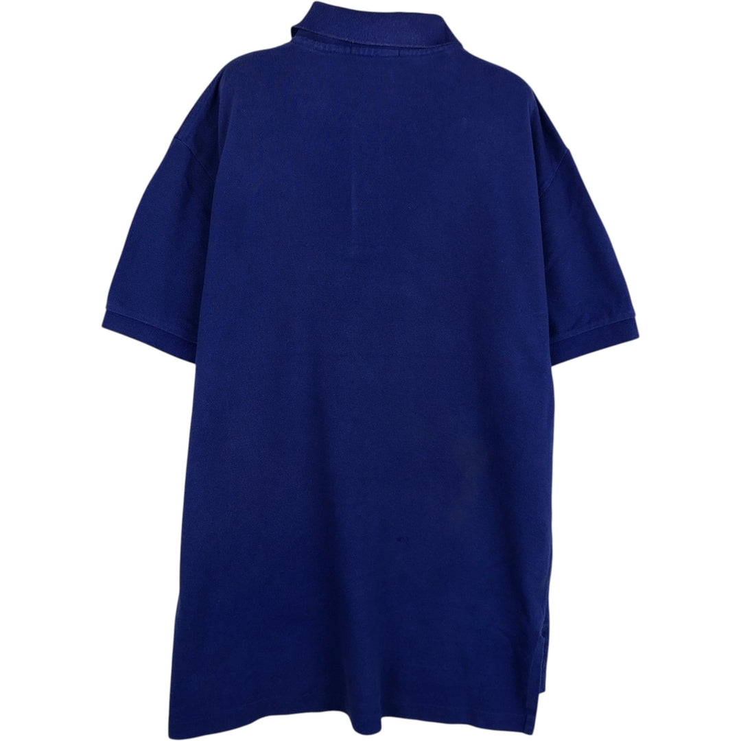 Ralph Lauren POLO RALPH LAUREN short sleeve polo shirt, men's size M cotton blue type Vintage Second Hand