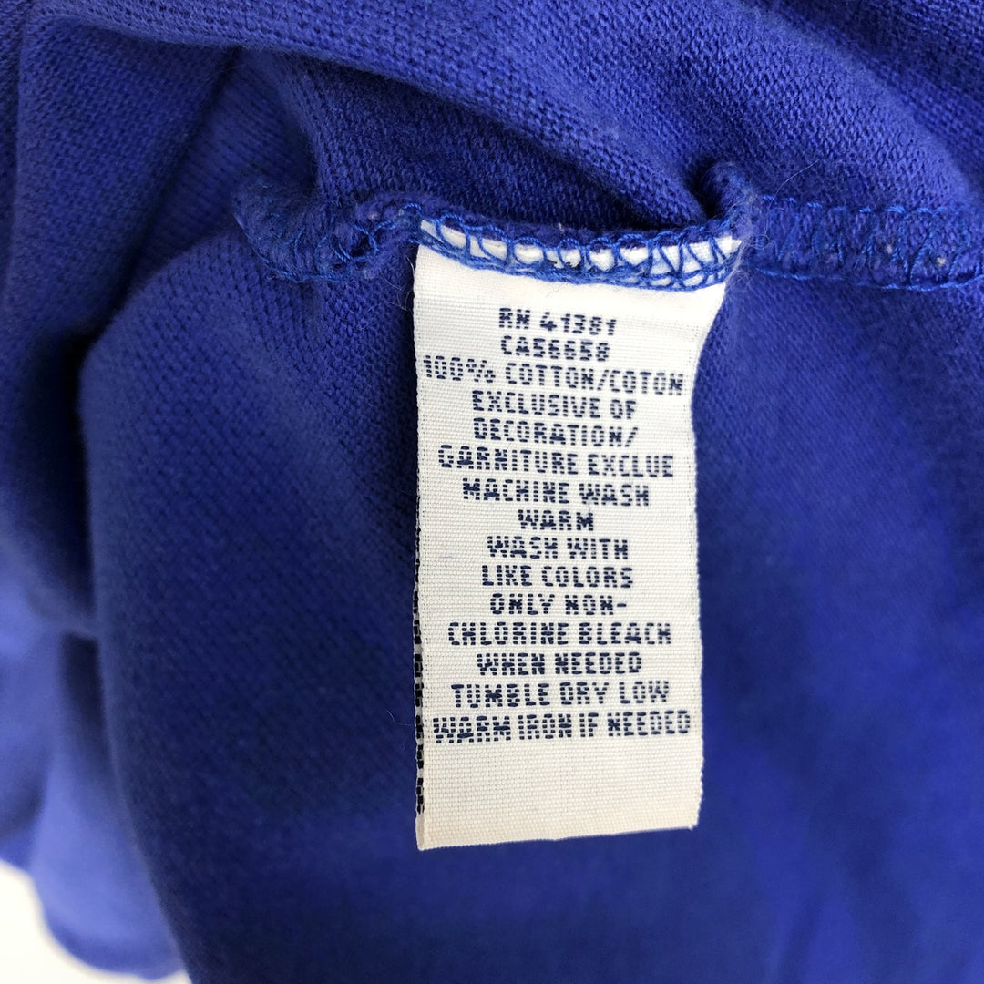 Ralph Lauren POLO RALPH LAUREN short sleeve polo shirt, men's size M cotton blue type Vintage Second Hand