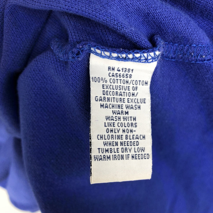 Ralph Lauren POLO RALPH LAUREN short sleeve polo shirt, men's size M cotton blue type Vintage Second Hand