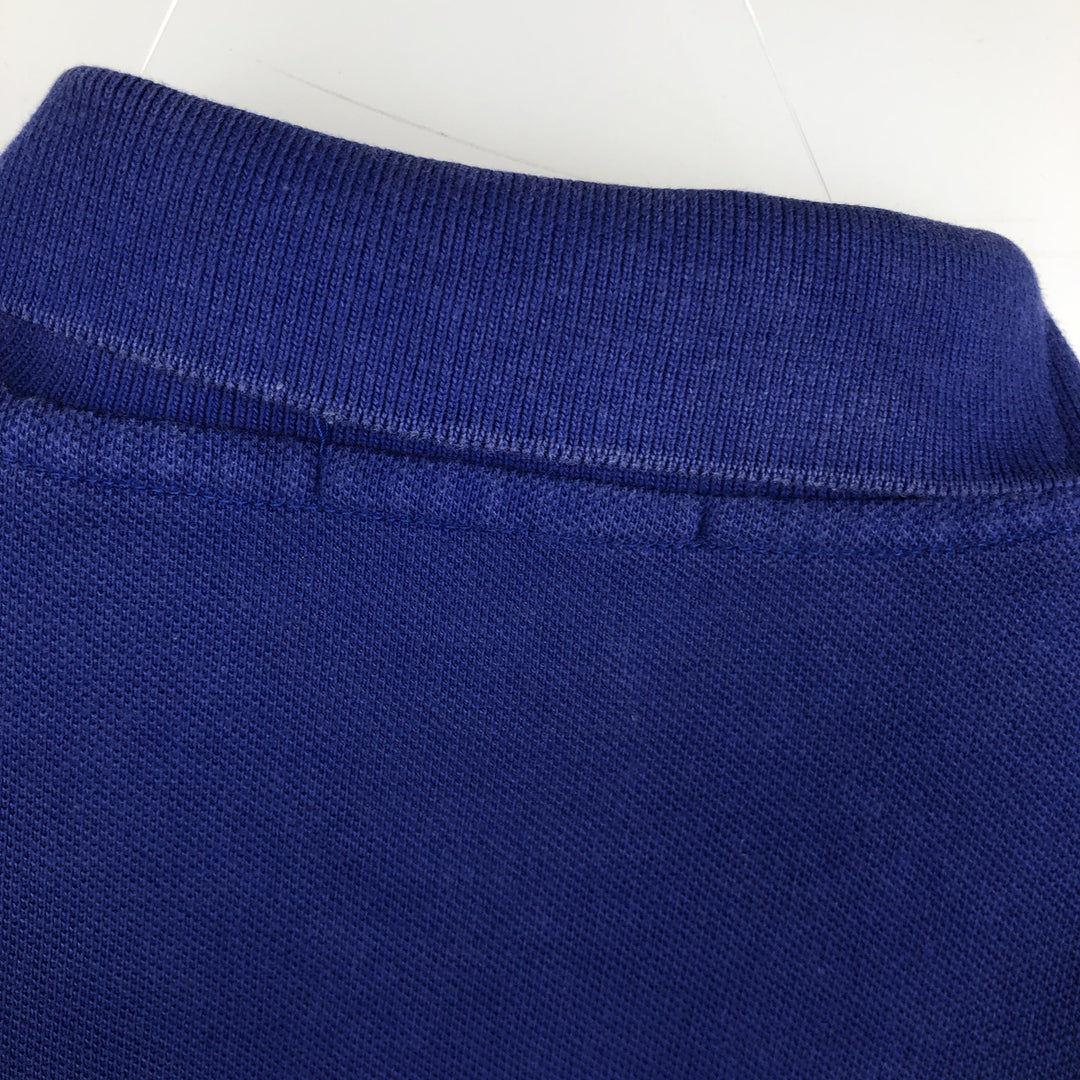 Ralph Lauren POLO RALPH LAUREN short sleeve polo shirt, men's size M cotton blue type Vintage Second Hand