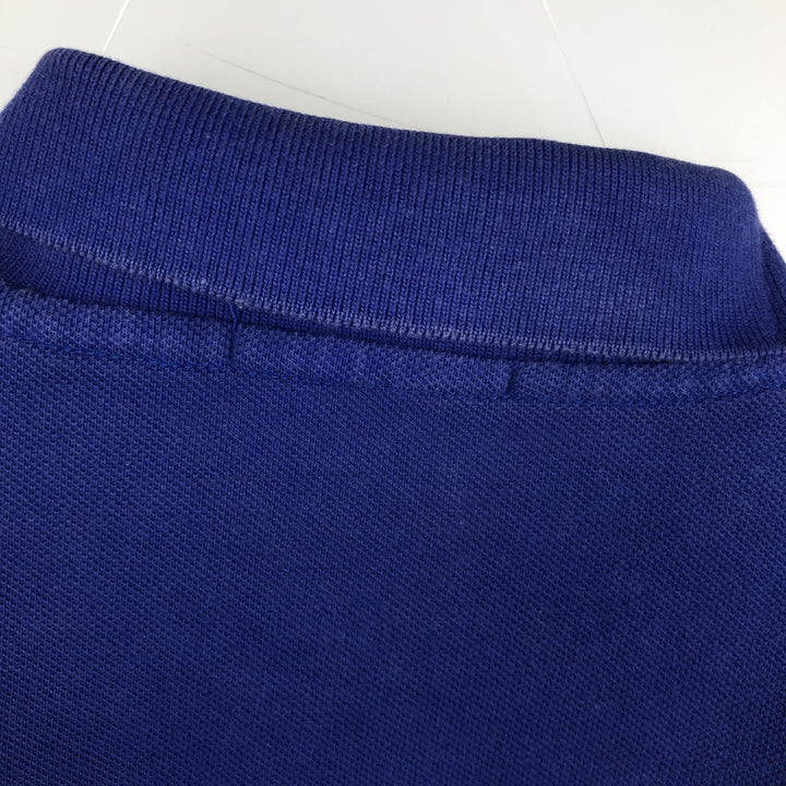 Ralph Lauren POLO RALPH LAUREN short sleeve polo shirt, men's size M cotton blue type Vintage Second Hand