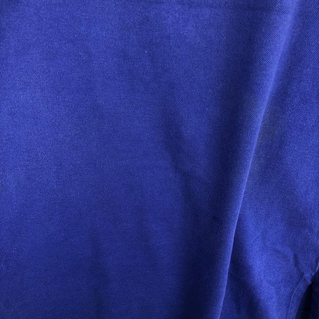 Ralph Lauren POLO RALPH LAUREN short sleeve polo shirt, men's size M cotton blue type Vintage Second Hand