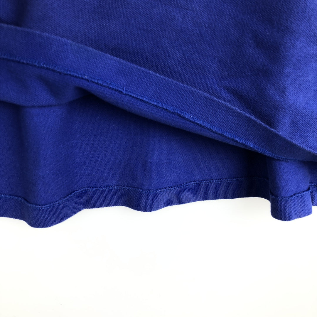 Ralph Lauren POLO RALPH LAUREN short sleeve polo shirt, men's size M cotton blue type Vintage Second Hand