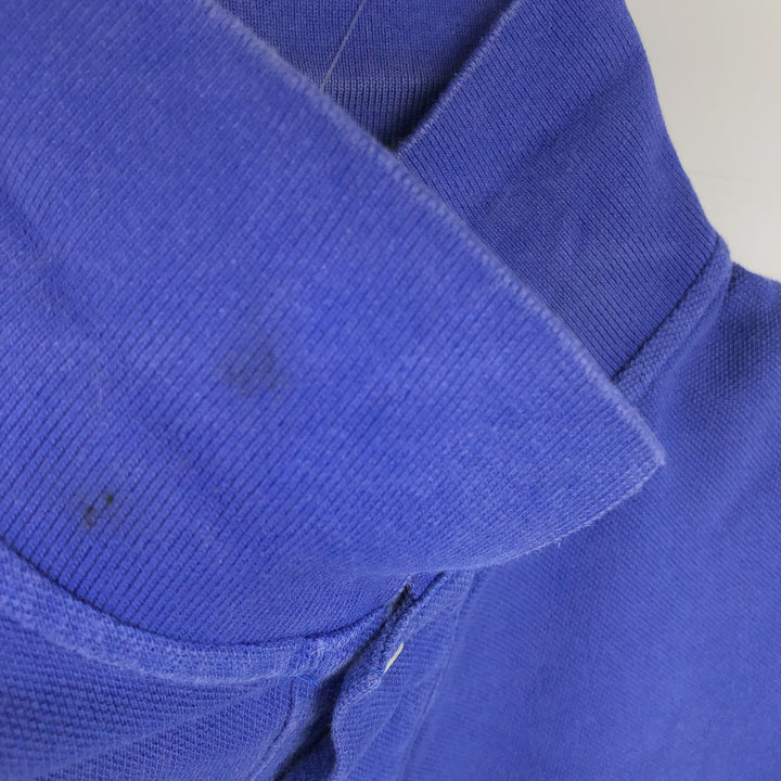 Ralph Lauren POLO RALPH LAUREN short sleeve polo shirt, men's size M cotton blue type Vintage Second Hand
