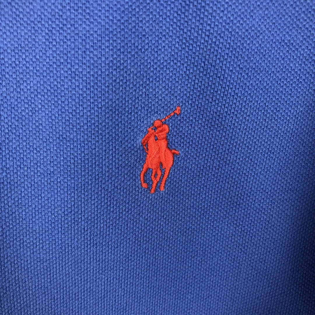 Ralph Lauren POLO by Ralph Lauren short sleeve polo shirt, men's size M cotton Blue type light blue Vintage Second Hand