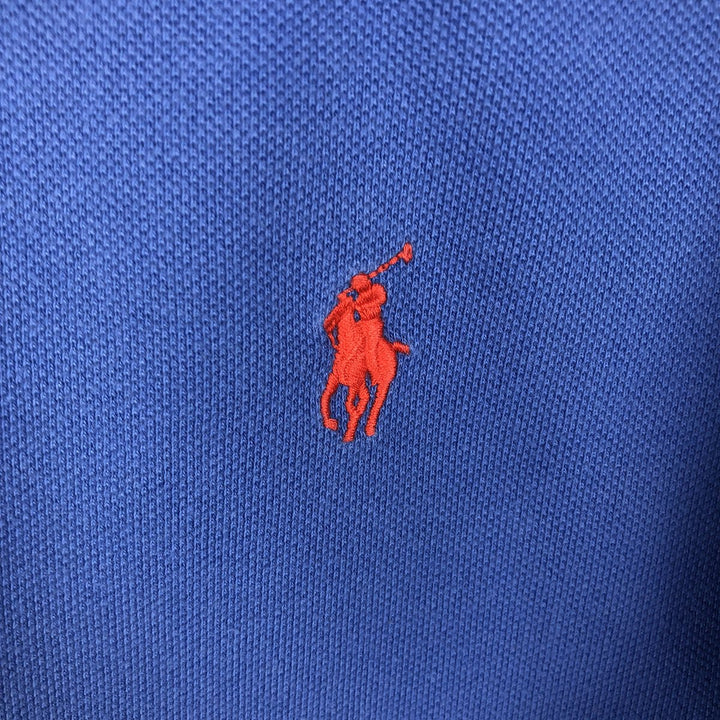 Ralph Lauren POLO by Ralph Lauren short sleeve polo shirt, men's size M cotton Blue type light blue Vintage Second Hand