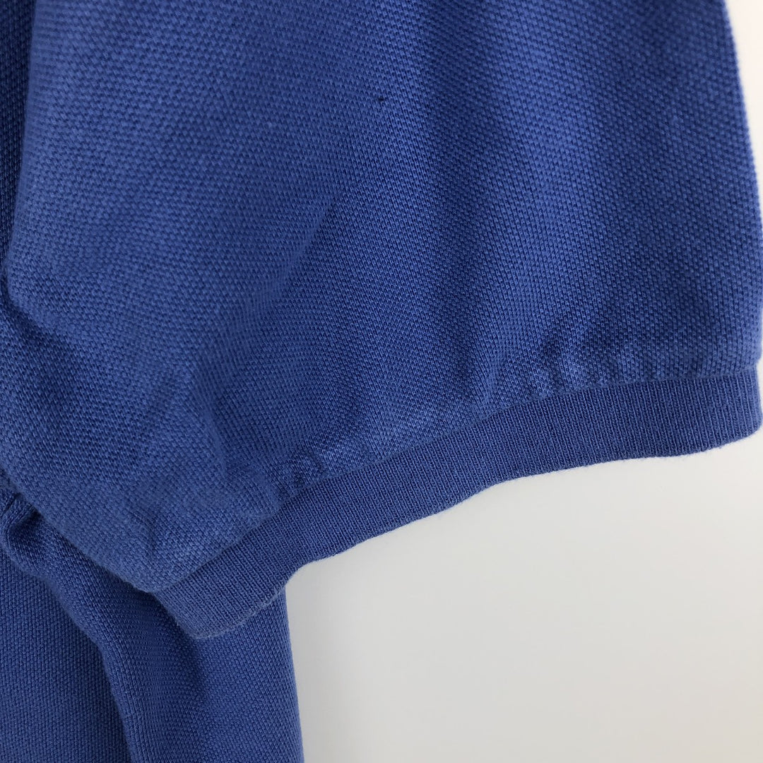 Ralph Lauren POLO by Ralph Lauren short sleeve polo shirt, men's size M cotton Blue type light blue Vintage Second Hand