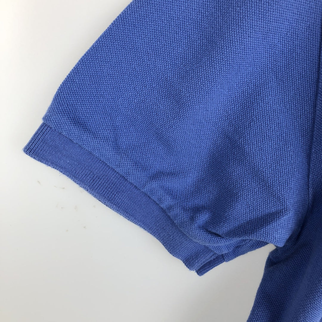 Ralph Lauren POLO by Ralph Lauren short sleeve polo shirt, men's size M cotton Blue type light blue Vintage Second Hand