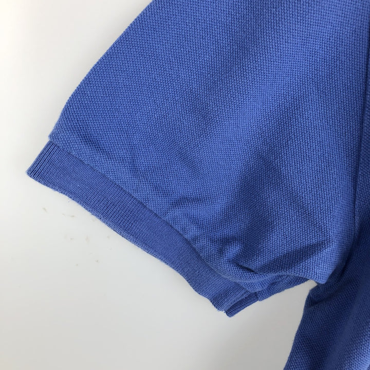 Ralph Lauren POLO by Ralph Lauren short sleeve polo shirt, men's size M cotton Blue type light blue Vintage Second Hand