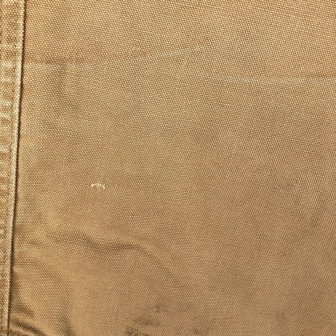 1990'S Carhartt Duck Vest, Made in USA, Men's Size L (approx.), Vintage cotton brown type Vintage Second Hand