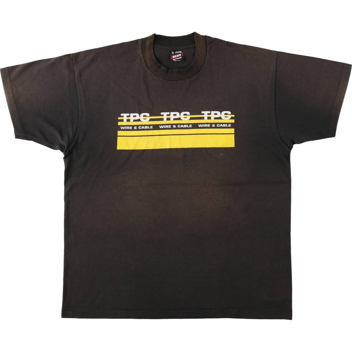 90'S Fruit of the Loom Best Printed T-shirt, Made in USA, Men's XL, Vintage cotton black type Vintage Second Hand