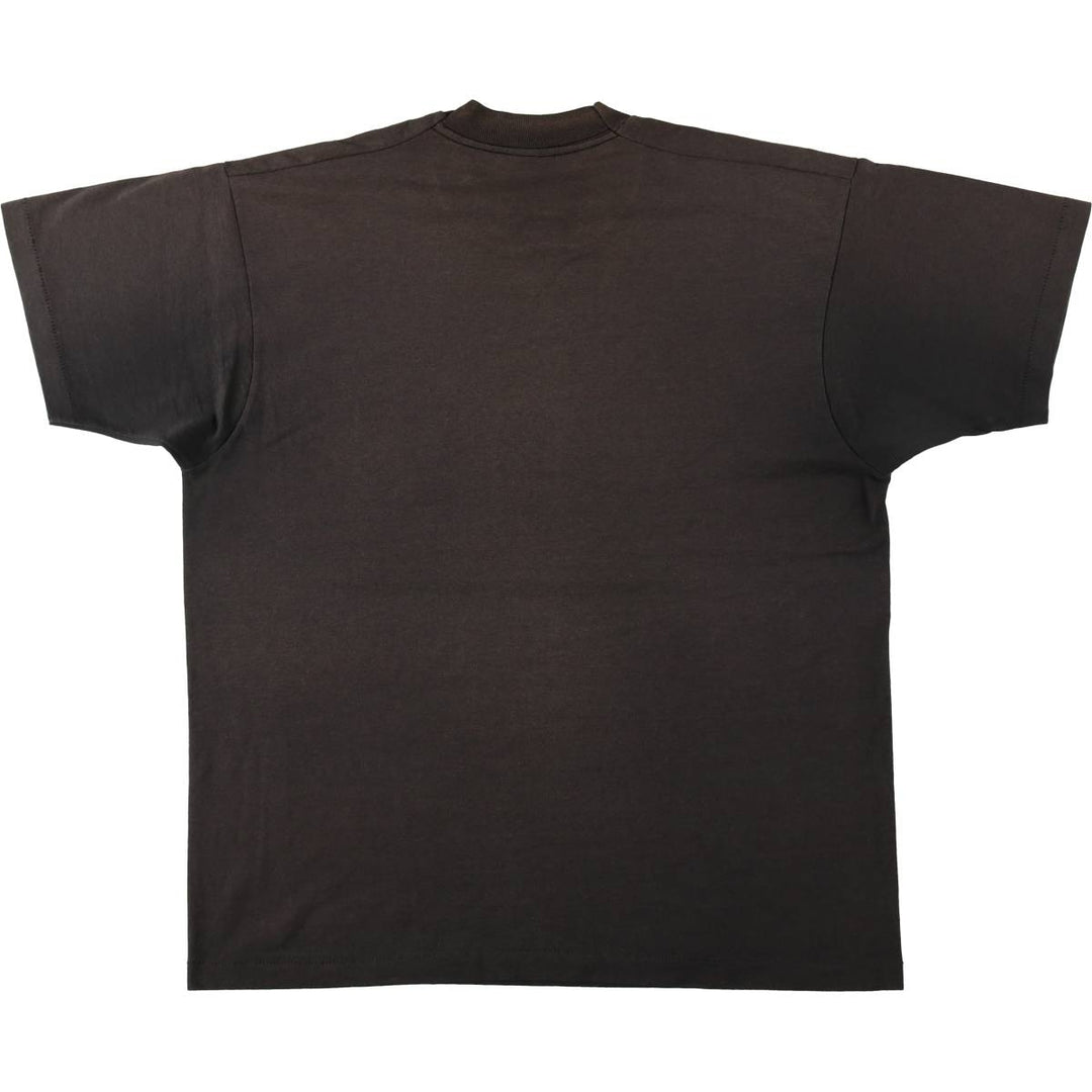 90'S Fruit of the Loom Best Printed T-shirt, Made in USA, Men's XL, Vintage cotton black type Vintage Second Hand