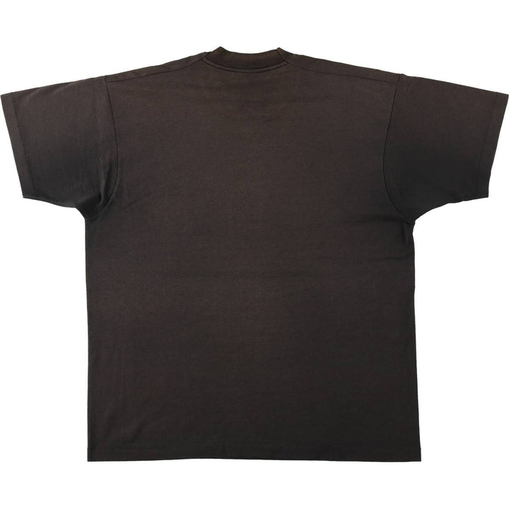 90'S Fruit of the Loom Best Printed T-shirt, Made in USA, Men's XL, Vintage cotton black type Vintage Second Hand