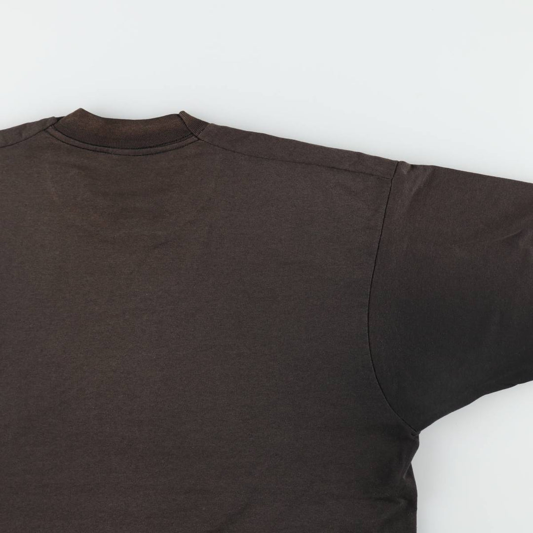 90'S Fruit of the Loom Best Printed T-shirt, Made in USA, Men's XL, Vintage cotton black type Vintage Second Hand