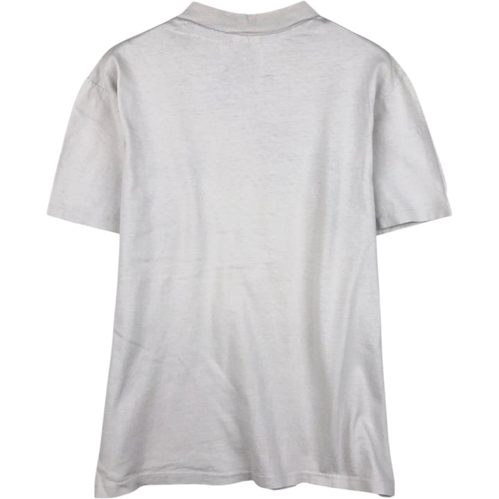 1980'S Hanes BEEFY-T Blue Tag Souvenir T-Shirt, Made in USA, Men's Size M (approx.), Vintage cotton white type Vintage Second Hand