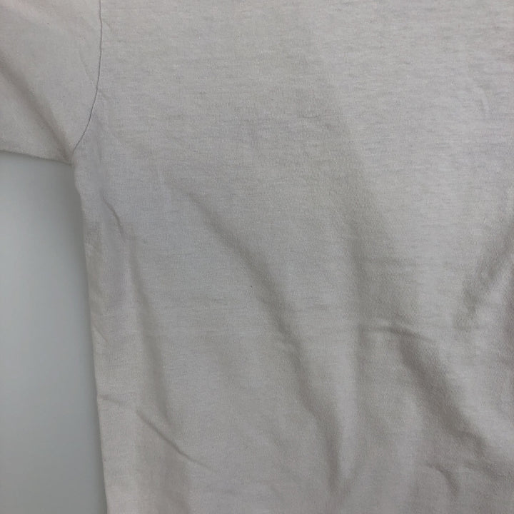 1980'S Hanes BEEFY-T Blue Tag Souvenir T-Shirt, Made in USA, Men's Size M (approx.), Vintage cotton white type Vintage Second Hand