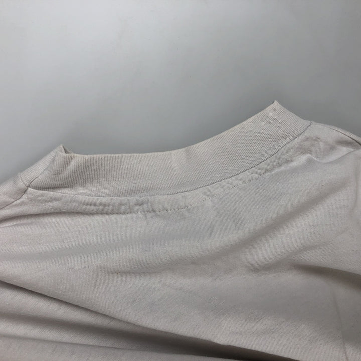 1980'S Hanes BEEFY-T Blue Tag Souvenir T-Shirt, Made in USA, Men's Size M (approx.), Vintage cotton white type Vintage Second Hand