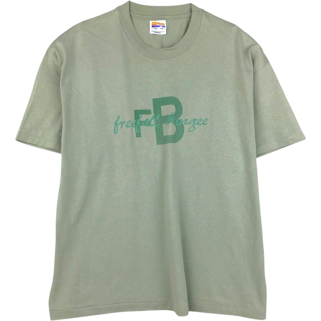 90'S Hanes HEAVYWEIGHT 50 cotton Mint green Vintage Second Hand
