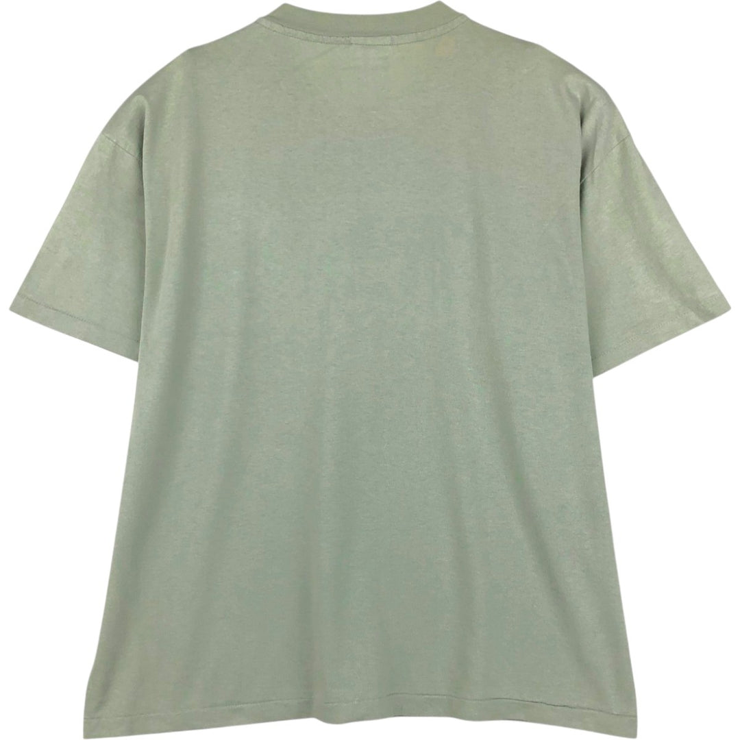 90'S Hanes HEAVYWEIGHT 50 cotton Mint green Vintage Second Hand