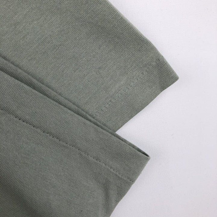 90'S Hanes HEAVYWEIGHT 50 cotton Mint green Vintage Second Hand
