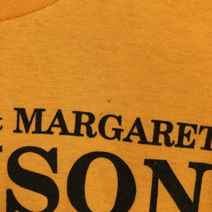 90'S Fruit of the Loom printed T-shirt, made in the USA, men's XL size, vintage cotton yellow type Vintage Second Hand