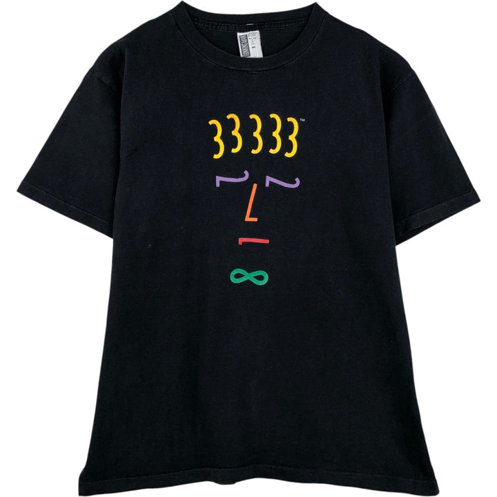 THINKINGMAN Printed T-Shirt, Made in USA, Men's Size XL cotton black type Vintage Second Hand