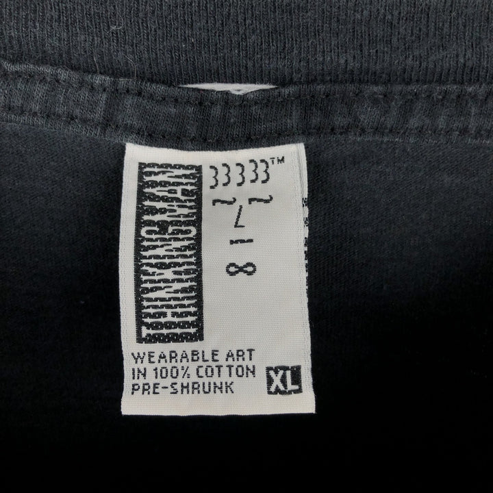 THINKINGMAN Printed T-Shirt, Made in USA, Men's Size XL cotton black type Vintage Second Hand