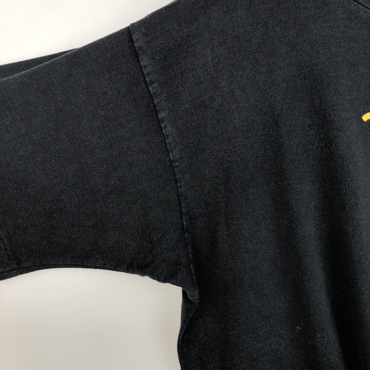 THINKINGMAN Printed T-Shirt, Made in USA, Men's Size XL cotton black type Vintage Second Hand