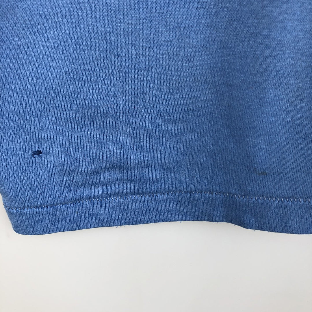 90'S Russell Rainier Beer Advertising T-Shirt, Made in USA, Men's Size M (Equivalent), Vintage polyester blue type Vintage Second Hand