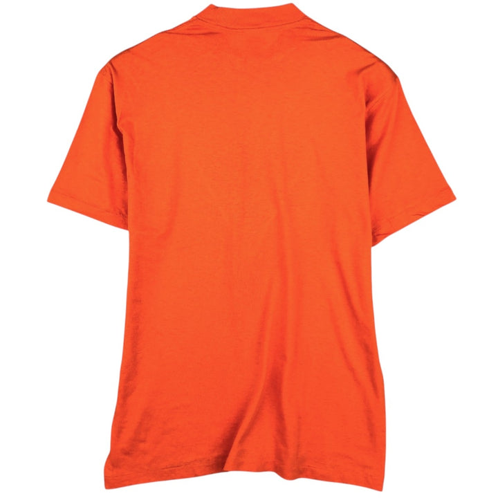 80'S PRO TEES DeKuyper Original PEACHTREE SCHNAPPS Advertising T-Shirt, Made in USA, Men's Size L (Equivalent), Vintage polyester orange type Vintage Second Hand