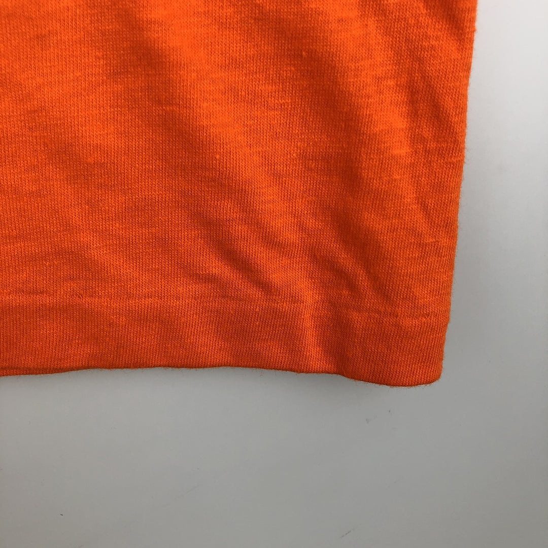 80'S PRO TEES DeKuyper Original PEACHTREE SCHNAPPS Advertising T-Shirt, Made in USA, Men's Size L (Equivalent), Vintage polyester orange type Vintage Second Hand