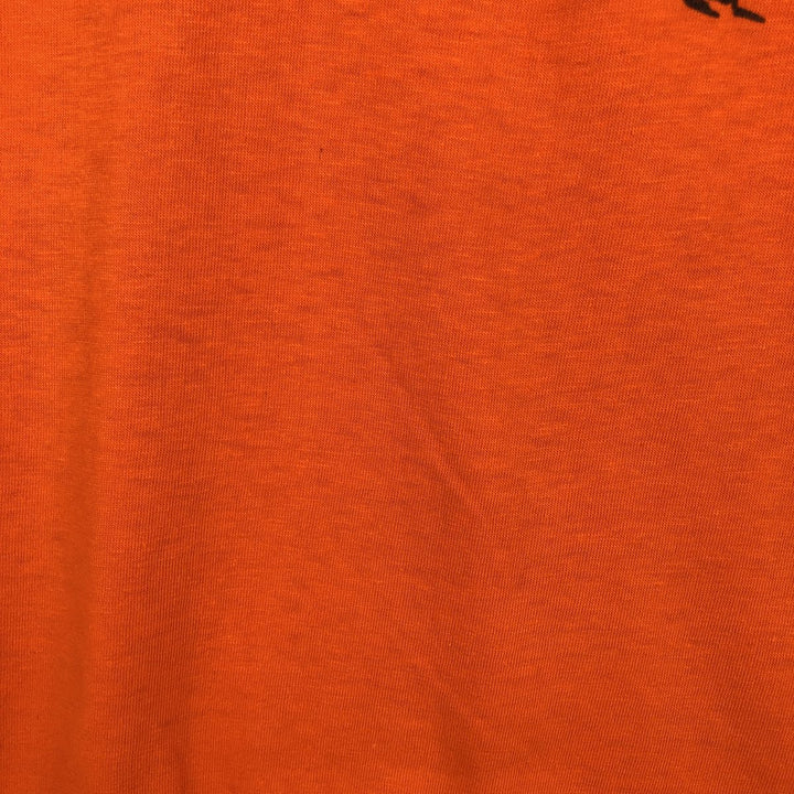 80'S PRO TEES DeKuyper Original PEACHTREE SCHNAPPS Advertising T-Shirt, Made in USA, Men's Size L (Equivalent), Vintage polyester orange type Vintage Second Hand